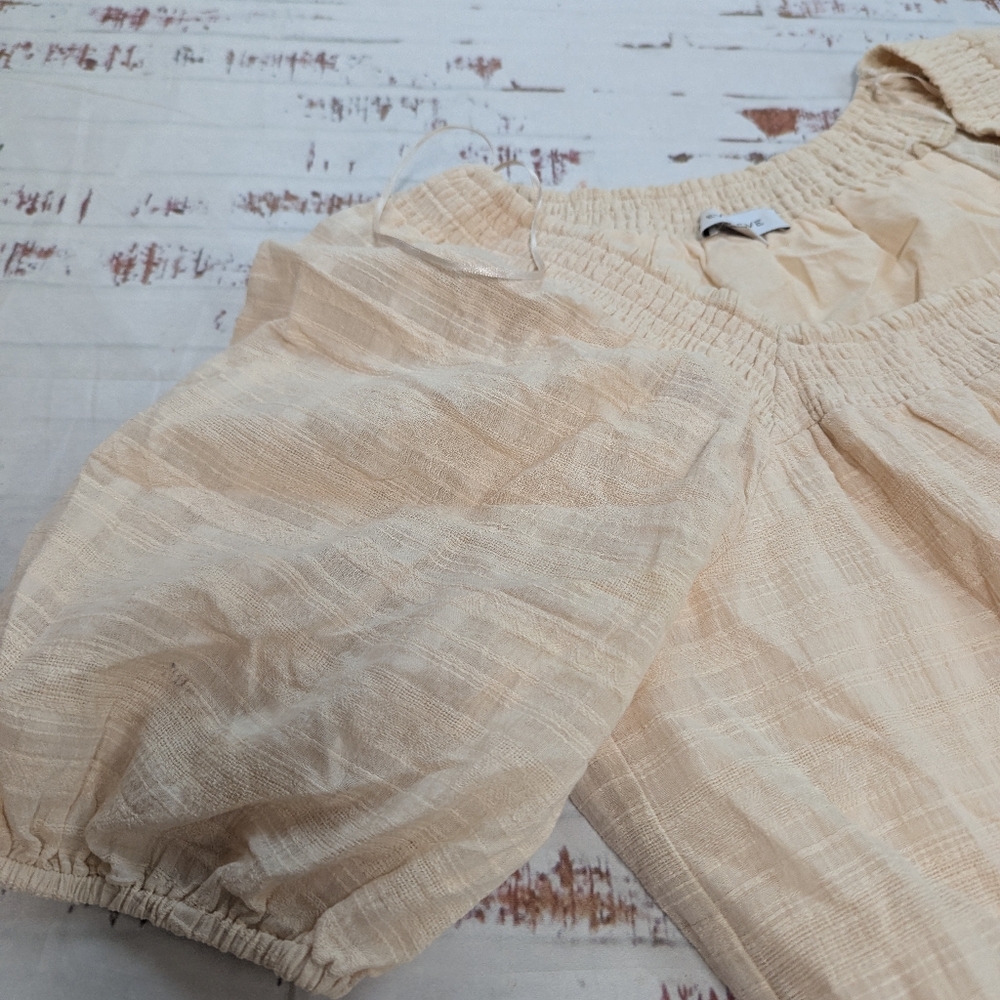 Evereve Cream Tiered Square-Neck Midi Dress - Picture 7 of 16